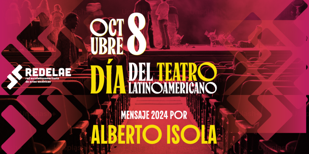 Día del teatro latinoamericano. Mensaje 2024
